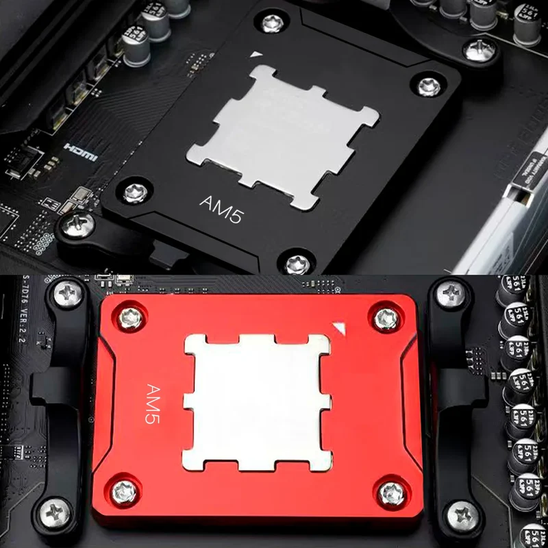 AM5 CPU Bending Corrector Aluminum Alloy Contact Frame for AMD Ryzen 7950X 7800X 7700X 7600X 7500F