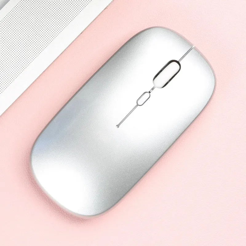 Bluetooth-compatible Mouse Wireless Mouse Silent Computer Mice Portable Working Gaming Mouse for Laptop iPad Air Pro Tablet PC