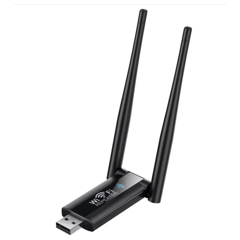 KEBIDUMEI Wireless 2.4G 300Mbps USB WiFi Repeater Extender Signal Amplifier Booster Long Range Router Home Network Extension