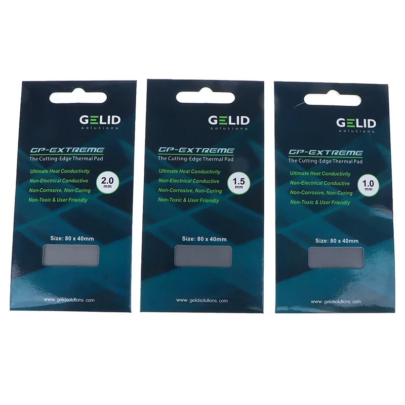 GELID 15W/MK Thermal Pad CPU/GPU Graphics Motherboard Silicone Grease Pad Heat Dissipation Silicone Pad