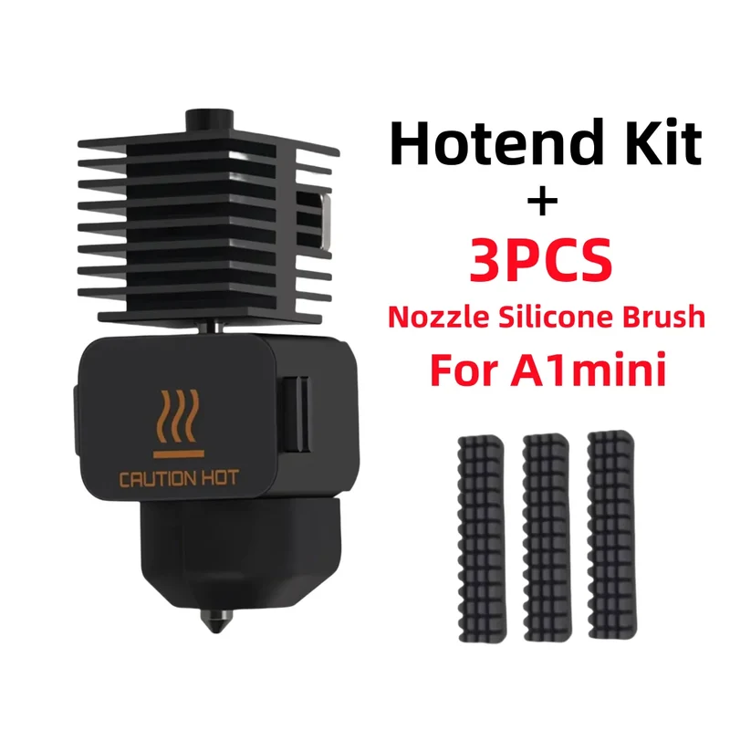 Hotend Kit For Bambu Lab A1/A1 Mini/A2L Fast Speed Hot End Assembly 0.2/0.4/0.6/0.8mm Hardened steel Nozzle 3D Printer Part