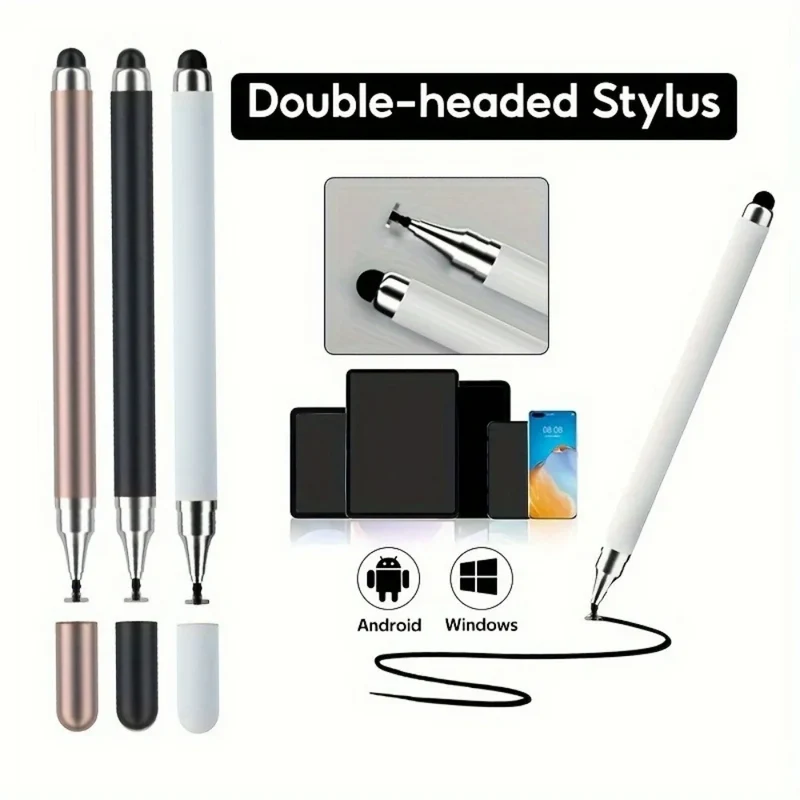 1/2Pcs 2in1 Universal Stylus Pen For Tablet Mobile Android ios Phone iPad Accessories Drawing Tablet Capacitive Screen Touch Pen