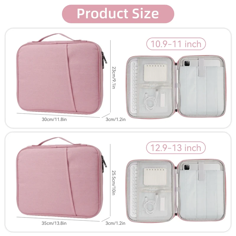 Laptop Bag for 11-13 Inch Protective Tablet Sleeve Case Padded Carrying Case Fit for iPad Macbook Xiaomi ASUS HUAWEI Lenovo