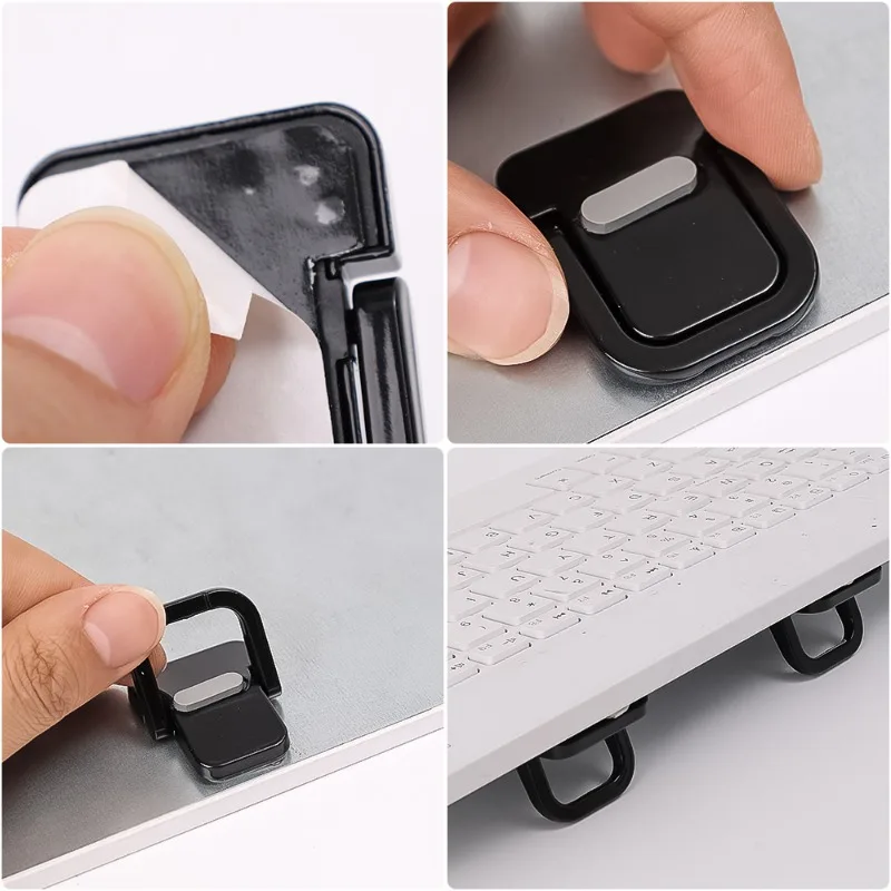 2pcs Keyboard Stands, Mini Laptop Stand for Desk, Portable Laptop Stand Compatible with MacBook Air Pro, Dell XPS, HP More.