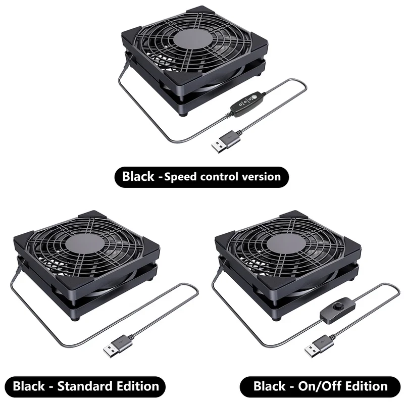 120mm 4.72-inch 5V USB Router Cooling Fan, Mini Quiet Cooler for Electronics Devices