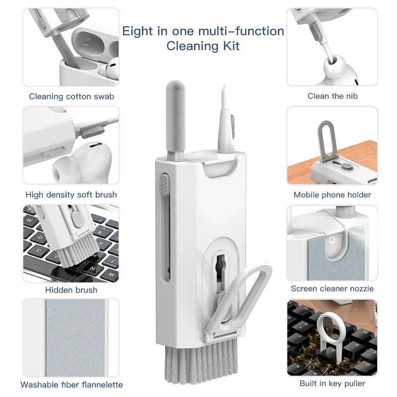 20/1 Digital Cleaning Kit Phone Camera Laptop Keyboard Cleaning Brush Key Screen Cleaner Dust Collector Christmas Gift
