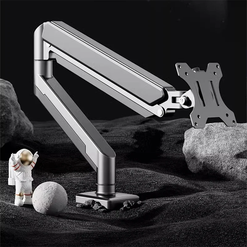 Universal Single Monitor Bracket Up To 32 Inches And 19.8 Lbs Per Screen Computer Desk Mount Stand Adjustable Computer Bracket