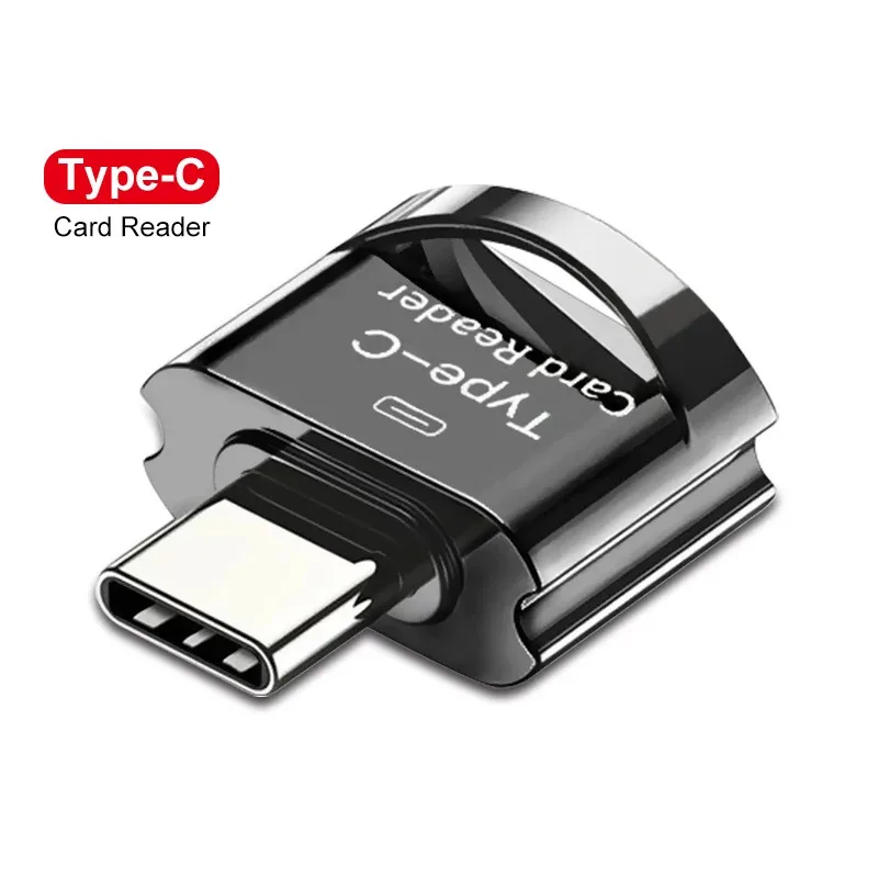 Plug and PlayType-CMini Mobile Phone Card Reader High SpeedTFCardOTGCard Reader High-Speed Stable Transmission