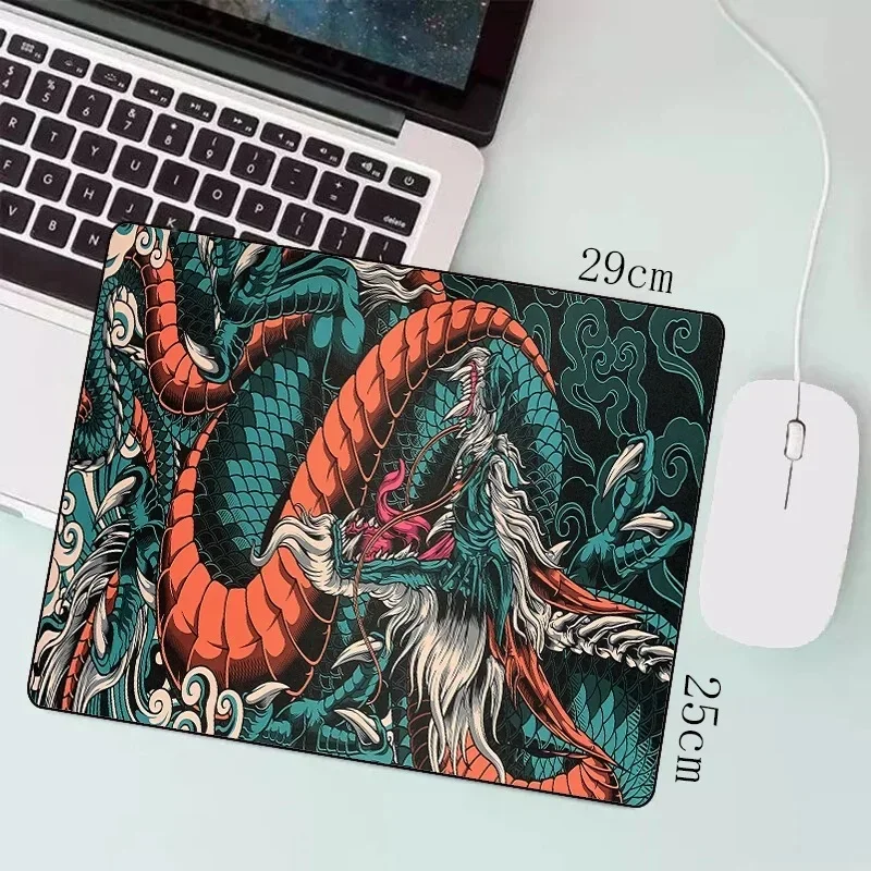 Japanese Dragon Gaming Mousepad Speed Desk Mat Anime Theme Keyboard Gamer Mouse Pad for Esports