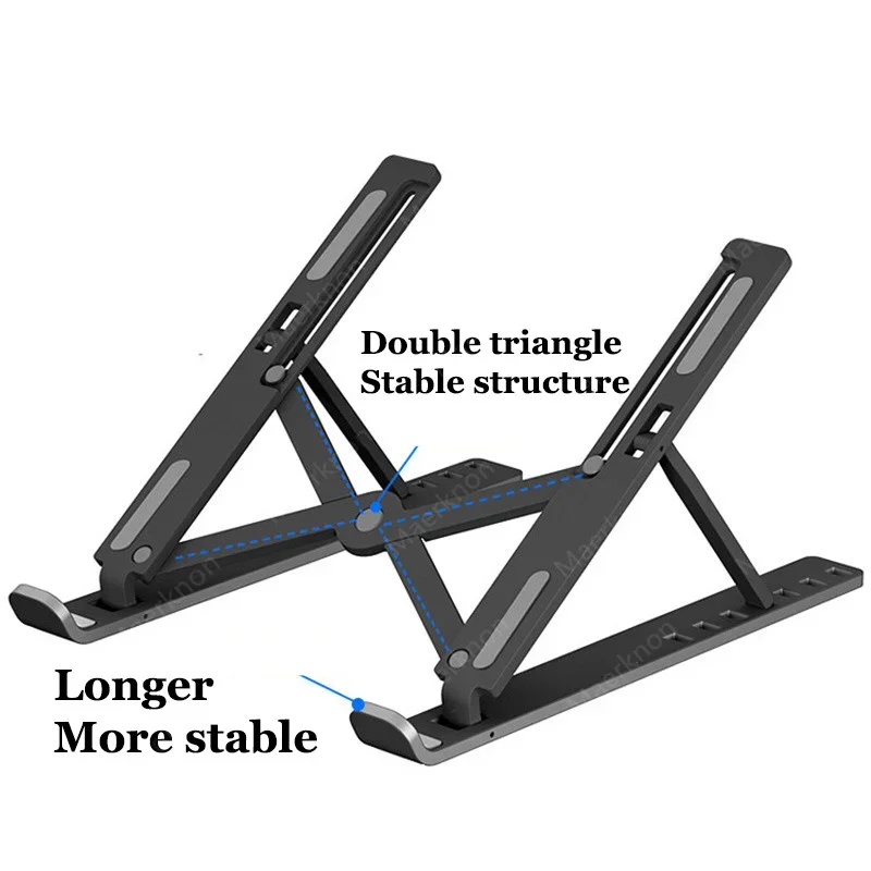 Laptop Stand Portable Foldable Notebook Bracket Adjustable Computer Monitor Holder For Macbook Air iPad Tablets Base Accessories