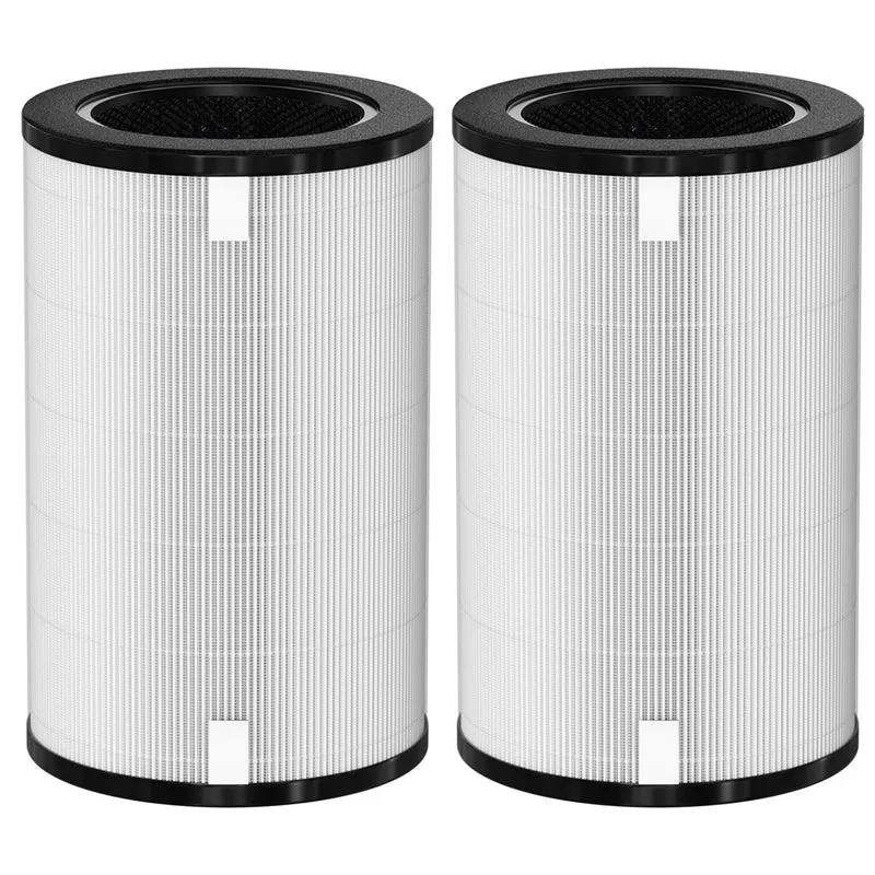 AP-T40FL True HEPA Replacement Filter Compatible with 1461901 Homedics Total Clean 5-in-1 Air Cleaner Purifier, AP-T40 AP-T45WT AP-T40WT AP-T45-BK AP-T45-WT AP-T40WTAR, 2 Pack