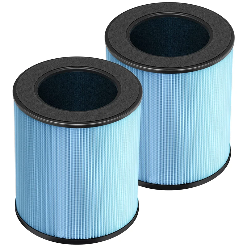 MK03 Air Filter Replacement for MK03 Air Purifier, 2 Pack, Blue