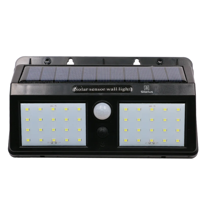 Silarius SIL-SOLARMOTION9 IP65 Solar PIR Motion detect light w/ Solar panel: 9V 1.3W