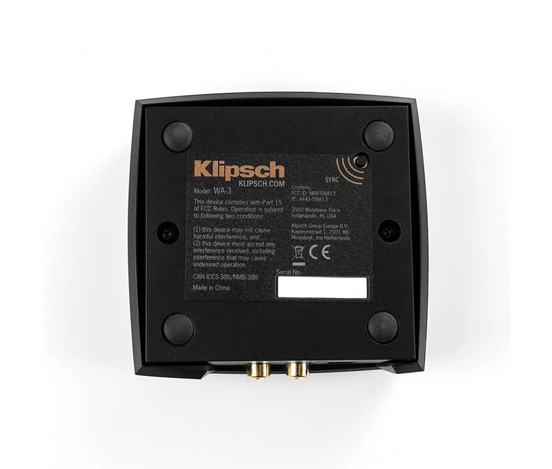 IN STOCK! Klipsch WA-3-WW-BLACK Wireless Subwoofer Kit