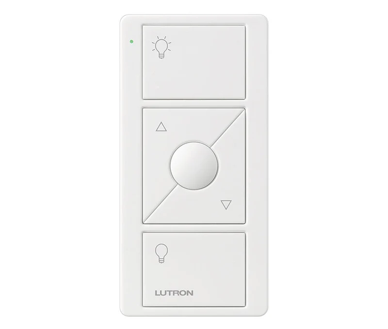 IN STOCK! Lutron PJ2-3BRL-GWH-L01 Pico 3-Button Raise/Lower Light Remote - (White | Gloss)