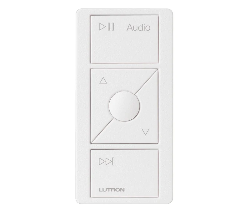 IN STOCK! Lutron PJ2-3BRL-GWH-A02 Pico Audio Remote - (White | Gloss)