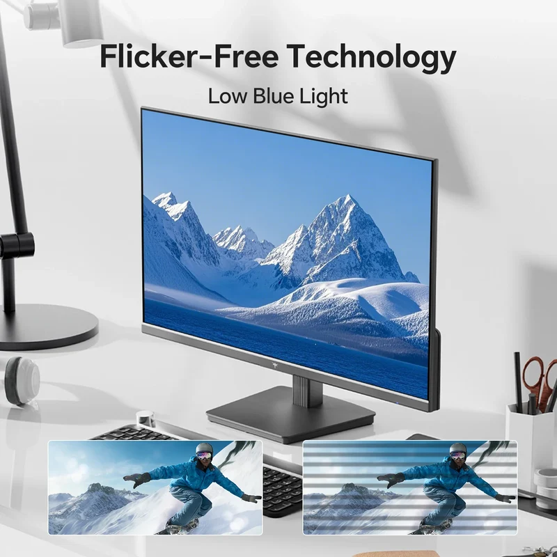 KTC 27 Inch Computer Monitor - QHD (2560 x 1440) Display, Up to 120Hz Monitor, IPS Panel H27D9