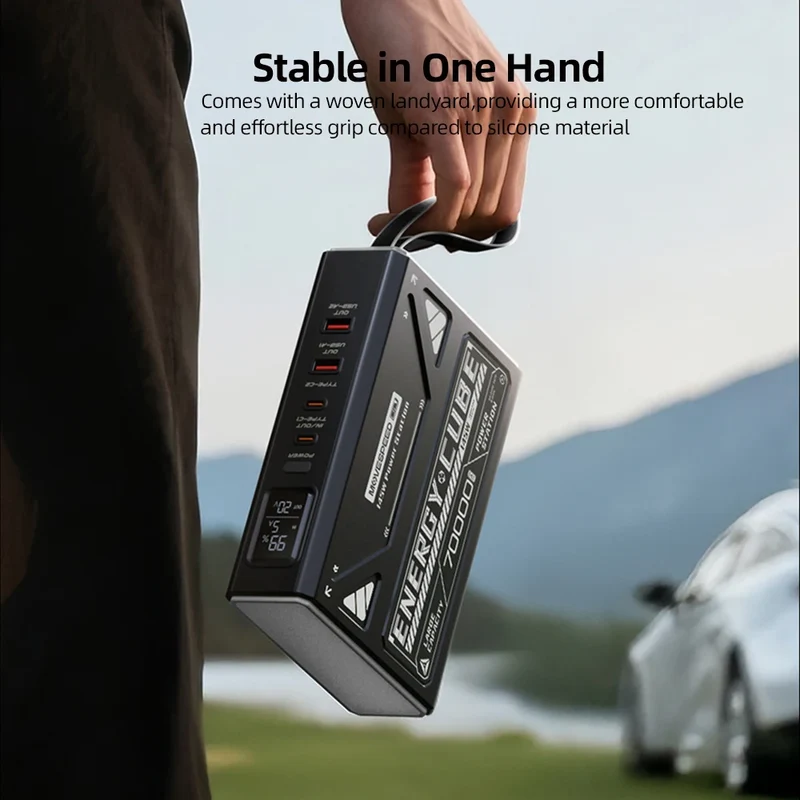 MOVESPEED Z70 Pro 140W Power Bank 70000mAh High Capacity External Power Supplies PD Fast Portable Charger for Mobilephone Laptop