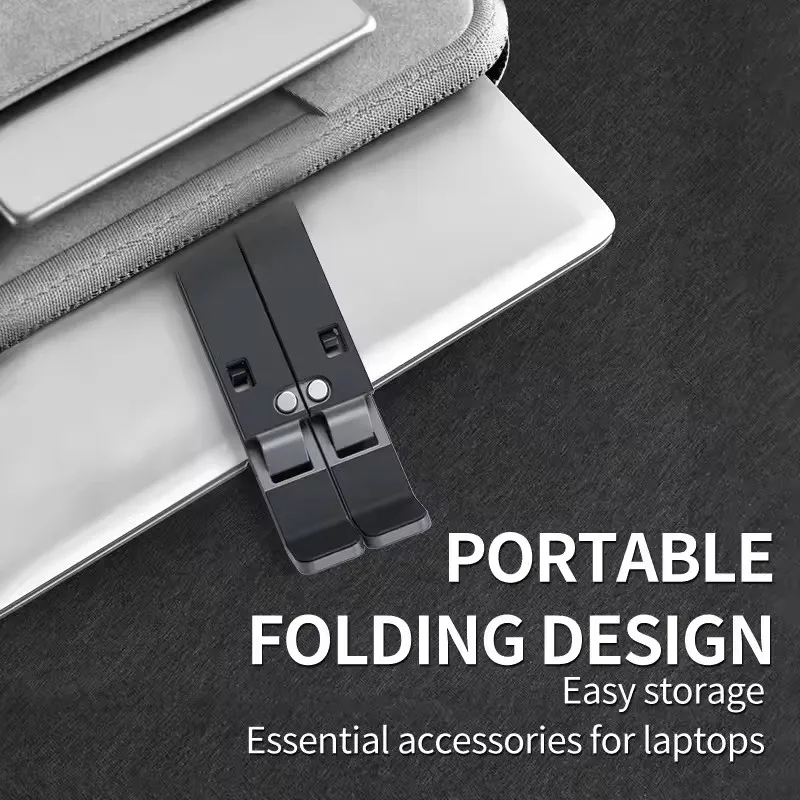 Foldable Laptop Stand Adjustable Portable Foldable Bracket Support Base ABS Plastic Holder For Macbook Laptop PC Accessories