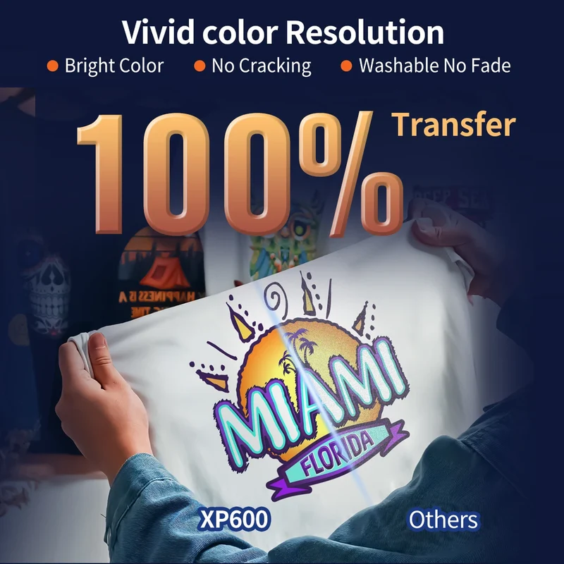 Colorsun A3 DTF Printer XP600 Impressora A3 DTF Printer Direct to FIlm Printing Machine A3 DTF Printer For T-shirt Hoodies