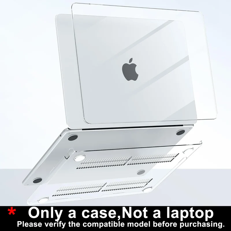 Case For MacBook Air 13 Inch 2026-2022 M5 M4M3M2 A3240 A3113 A2681, Protective Snap On Hard Shell Cover For MacBook Air/Pro M5