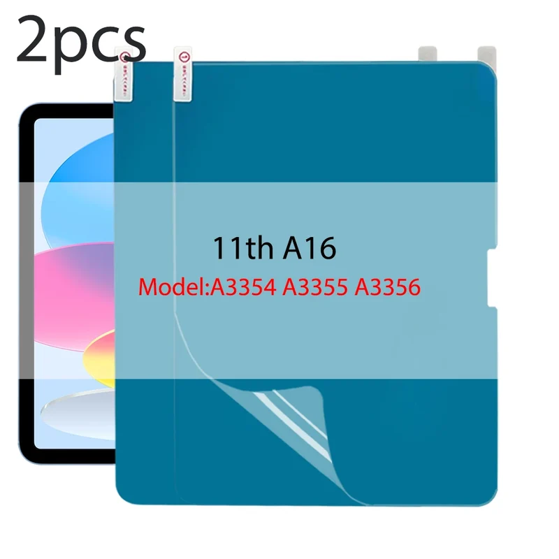 2Pcs Paper touch Screen Protector for iPad 11th A16 Film No Glass