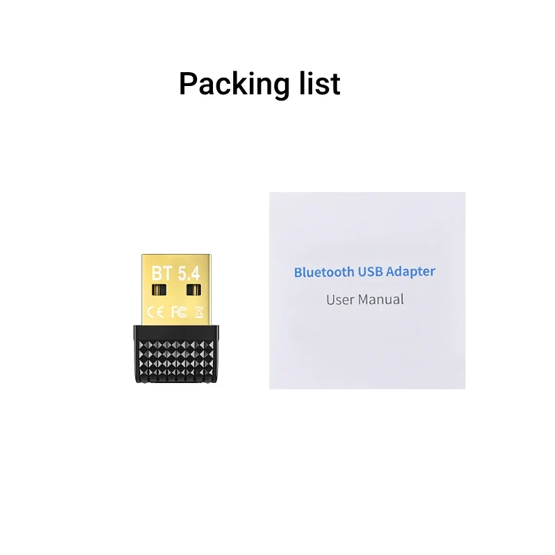 USB Bluetooth 5.4 Adapter Transmitter Bluetooth Receiver Audio Bluetooth Dongle Wireless USB Adapter for Computer PC Laptop