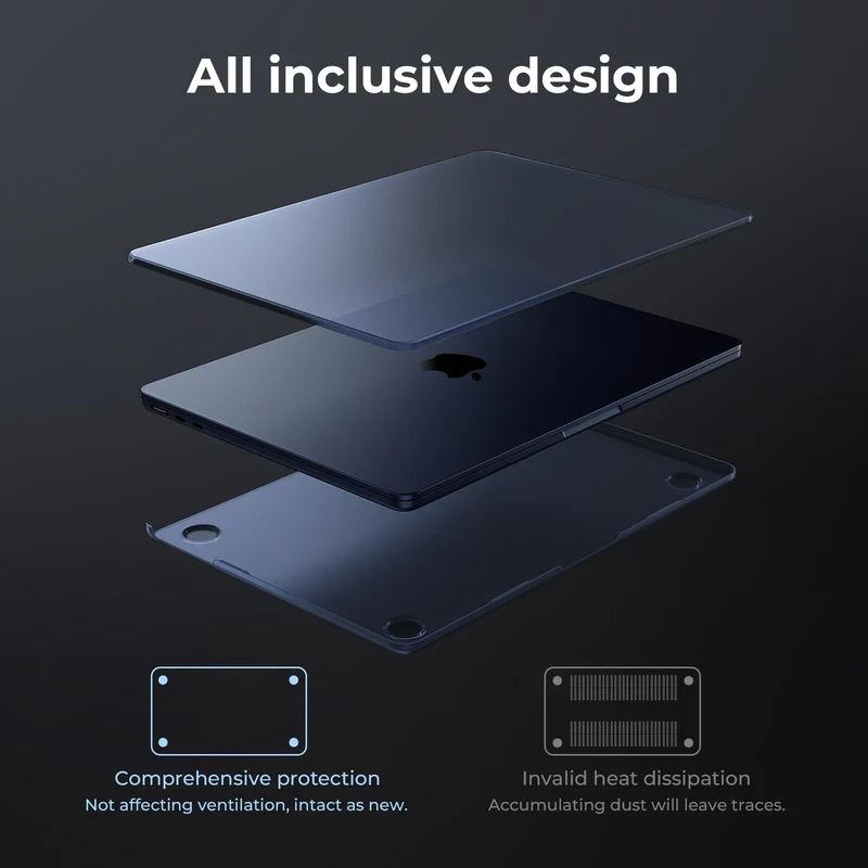 Laptop Case Compatible for MacBook Air 13.6 inch Case M5 M4 M3 M2 2026 2025 2024-2022 Release Model A3240 A3113 A2681