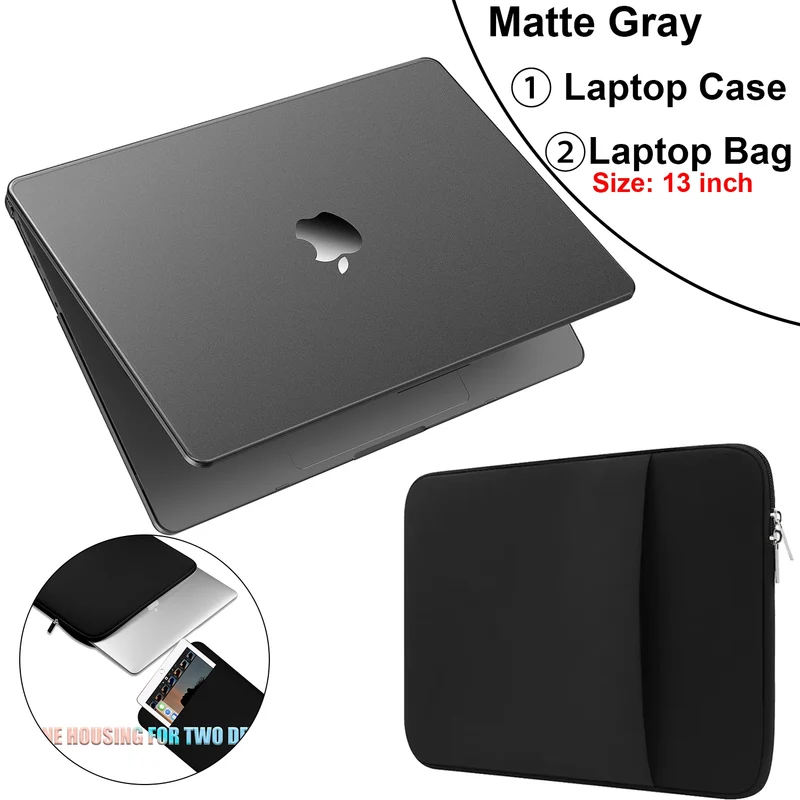Matte Laptop Case For MacBook Air 13.6 inch Case M5 M4 M3 M2 2026-2022 Release Model A3240 A3113 A2681,For MacBook Accessories