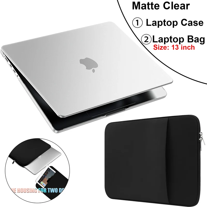Matte Laptop Case For MacBook Air 13.6 inch Case M5 M4 M3 M2 2026-2022 Release Model A3240 A3113 A2681,For MacBook Accessories