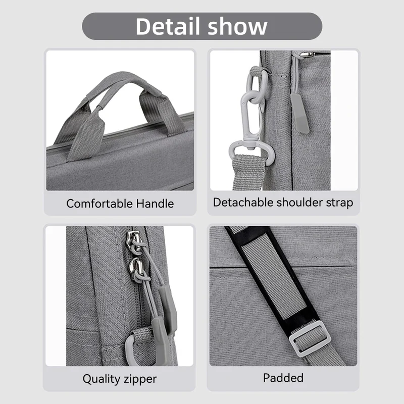 Laptop Sleeve Bag 14 15.6 Inch Notebook Case For Macbook Air Pro Tablet Waterproof Portable Travel Carrying Bag Computer Handbag