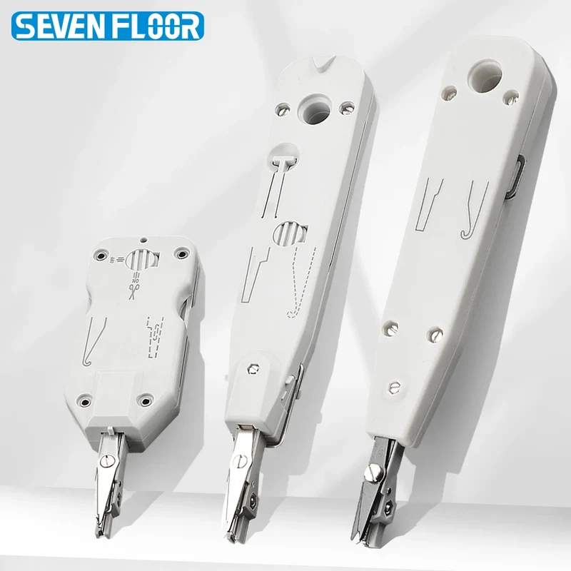 Multifunction Krone Type Network Wire Cat5 & Telephone Insertion Impact Terminal Tools 110 Punch Down Tool