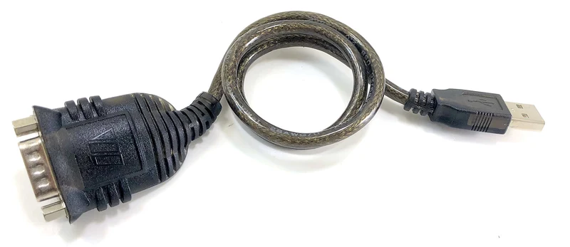 Micro Connectors, Inc. Plug and Play USB to Serial DB9 Adapter for Windows 10 / Win 8/ 7/ XP/ Vista (E07160)