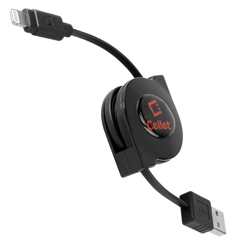 Retractable Lightning iPhone Cable, Charging Cord Compatible with Apple iPhone 14 Pro Max Plus Mini 13 12 11 Xs Xr X SE 8 7 6 5