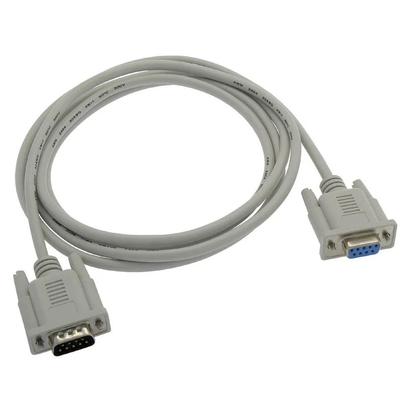ACCL 25Ft DB9 Male to Female Serial Cable, 10 Pack