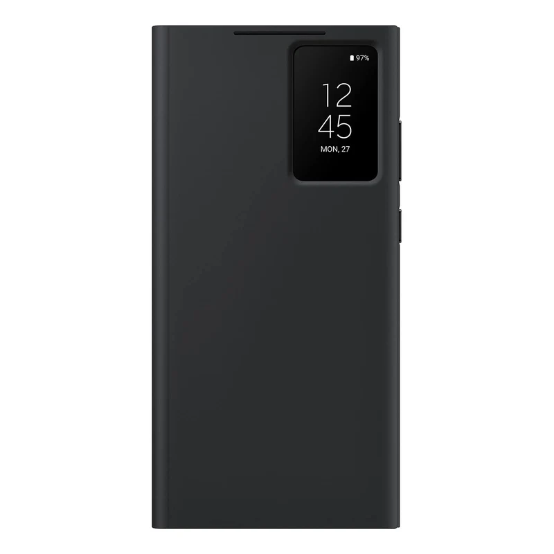 SAMSUNG Galaxy S23 Ultra SView Wallet Phone Case, Protective Cover w/Card Holder Slot, Finger Tap Clear Window, US Version, EF