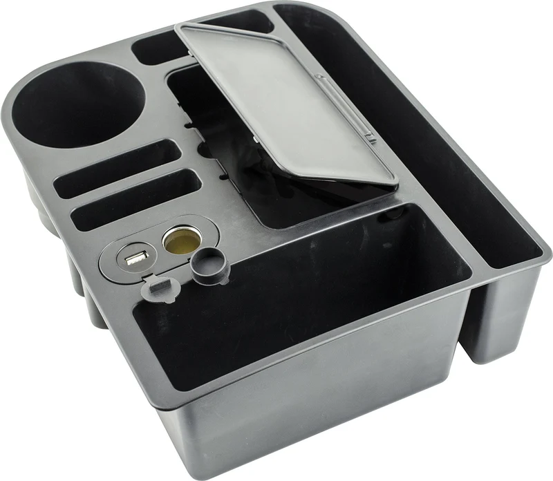 Custom Accessories Tuff Tech 91135 12V and 2.4A USB Power Caddy Organizer