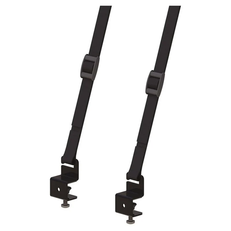 AVF Steel and Nylon TV AntiTip Safety Straps for TVs up to 80 in Black