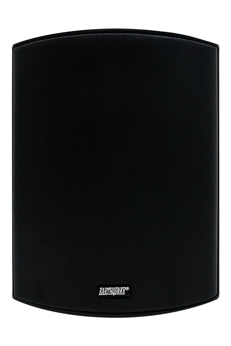 Earthquake Sound AWS602B AllWeather Indoor/Outdoor Speakers (Matte Black, Pair)