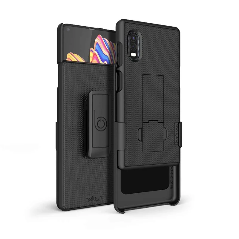BELTRON Galaxy XCover Pro Case with Clip, Heavy Duty Case with Swivel Belt Clip for Samsung Galaxy XCover Pro G715 (AT&T FirstNe