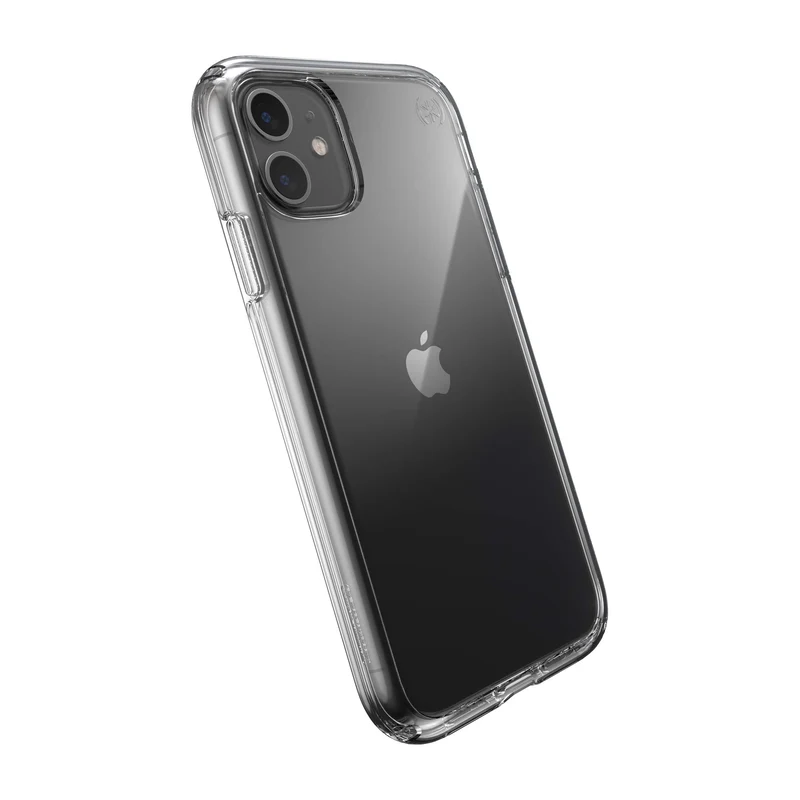 Speck iPhone 11 Clear Case Drop Protection, AntiYellowing, AntiFade Slim Transparent ShockAbsorbent iPhone 11 Cases Bumpe
