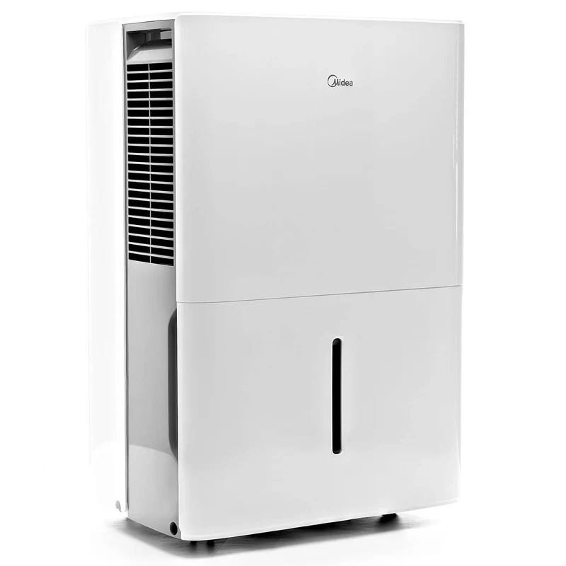 Midea 50 Pint SMART Dehumidifier With Pump For Rooms up to 4,500 Sq. Ft. Ideal For Basements, Large & Medium Sized Rooms, En