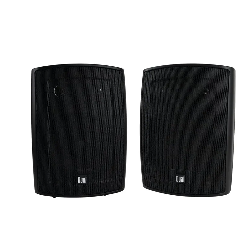 Dual Electronics LU63PB 6.5 3Way High Performance Outdoor Indoor Speakers | Effortless Set Up | Home, Pool, Patio, Garage Use