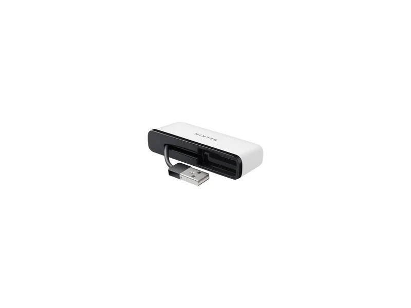 Belkin F4U021Bt - 4-Port Tavel Hub - 4 Hi-Speed Usb 2.0 Ports - For Ipad 2; Ipad