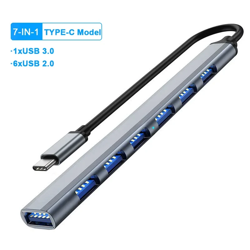 USB C Docking Station PD 100W USB C HUB Type C to HDMI-Compatible Adapter 4K 30Hz VGA RJ45 USB 3.0 HUB USB Splitter for MacBook