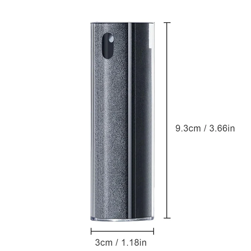 2-in-1 Microfiber Screen Cleaning Kit Empty Spray Bottle & Cleaning Cloth for Phone Tablet Laptop Computer