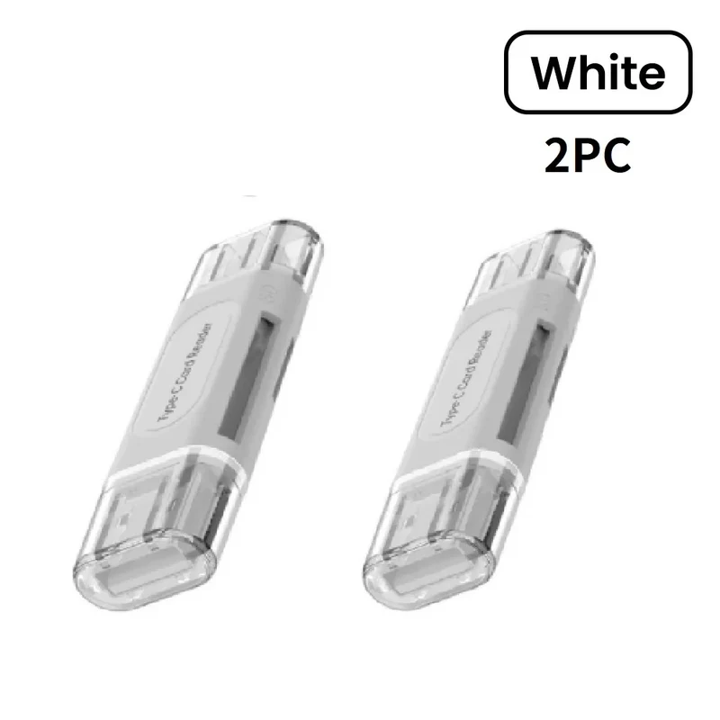 4 in 1 USB Type C Multifunction Card Reader SD TF Card Reader For IPhone15 16 PC Laptop USB2.0 Smart Storage Card Reader Adapter