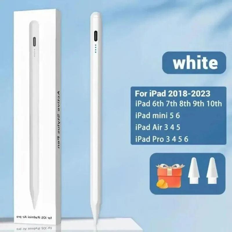 Stylus Pen for Apple iPad Palm Rejection Power Display For iPad Pencil Accessories 2022 2021 2020 2019 2018 Pro Air Mini Stylus