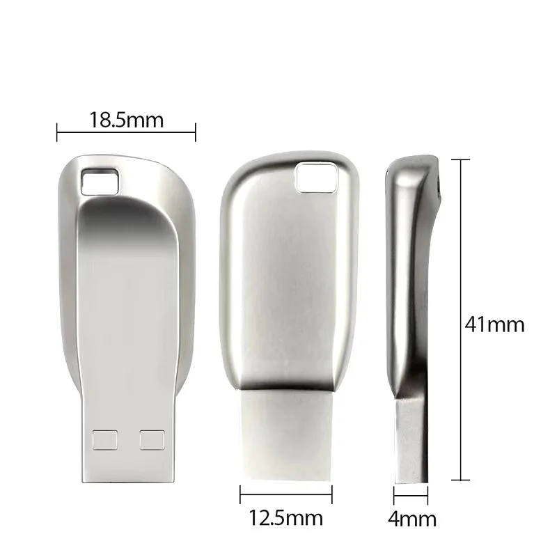 High-Speed Metal Rod USB Flash Drive 3.0 Durable Data Storage Stick Pen U Disk Multiple Capacities Options-128GB 64GB 32GB 16GB