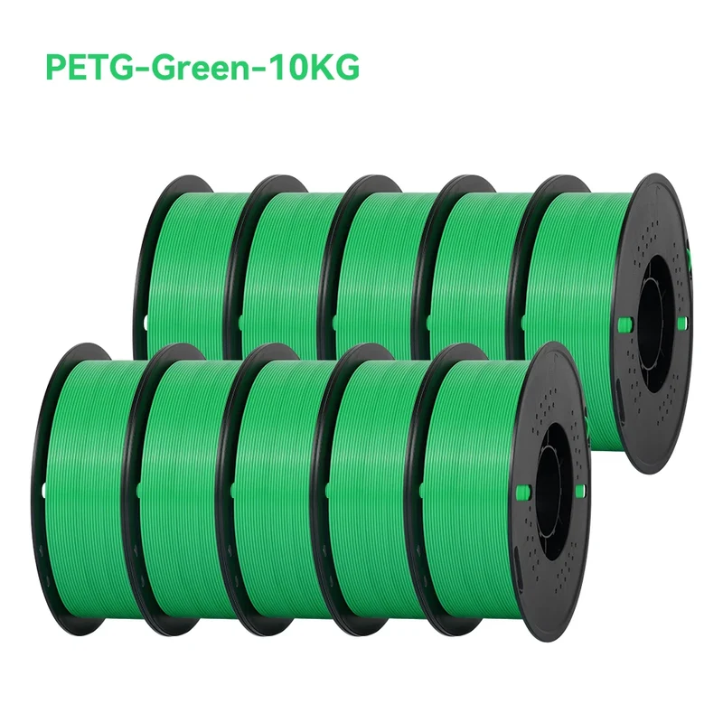 KINGROON 10KG 1.75mm PETG Filament Tangle-Free, High Quality 3D Printing Eco-friendly Plastic Consumables 22LBS, Vacuum Packaging 3D Printing